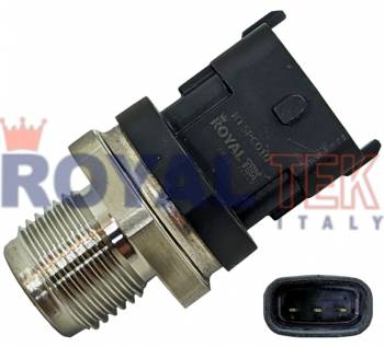 SENSOR PRESION DE COMBUSTIBLE ROYALTEK FIAT RBAVO / DUCATO / STILO / ALFA ROMEO MOTORES 1.9 Y 2.4 JTD / IVECO DAILY / EUROCARGO / EUROFIRE / TECTOR --- OEM 0281006158 55230978 55230978 504382372